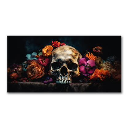 Canvas Print "Flower skull"