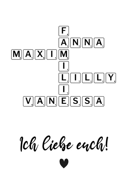 Scrabble Poster als PDF zum downloaden